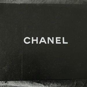 Chanel Lamb Espadrilles beige and black. CC embroidery